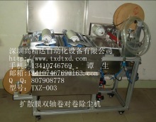 擴(kuò)散膜雙軸卷對卷除塵機(jī)   型號：TXZ-003